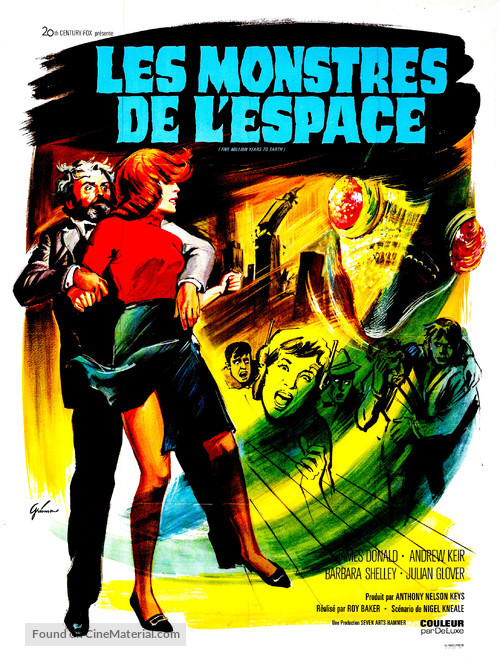 Quatermass and the Pit - French Movie Poster