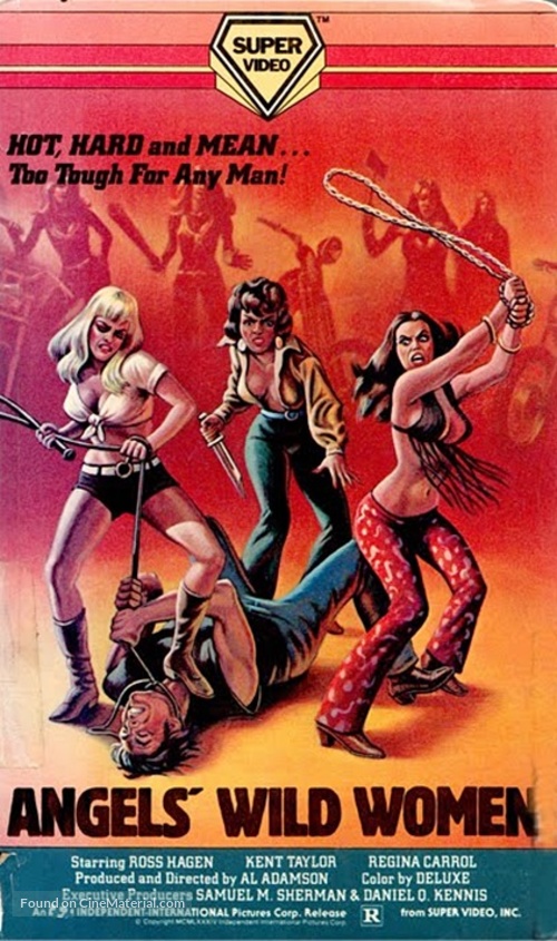 Angels&#039; Wild Women - VHS movie cover