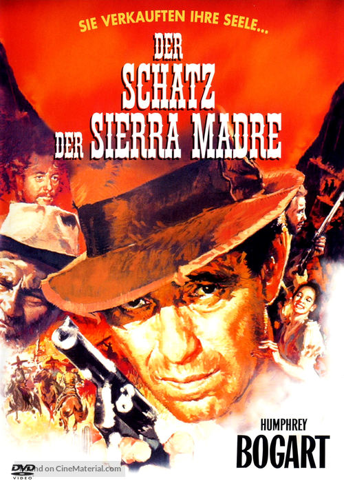 The Treasure of the Sierra Madre - German DVD movie cover
