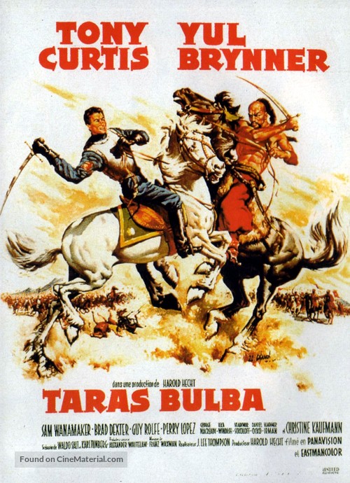 Taras Bulba - French Movie Poster