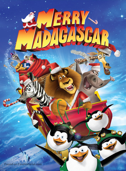 Merry Madagascar - DVD movie cover