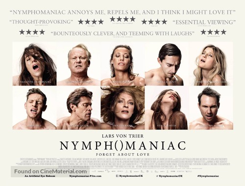 Nymphomaniac - British Movie Poster