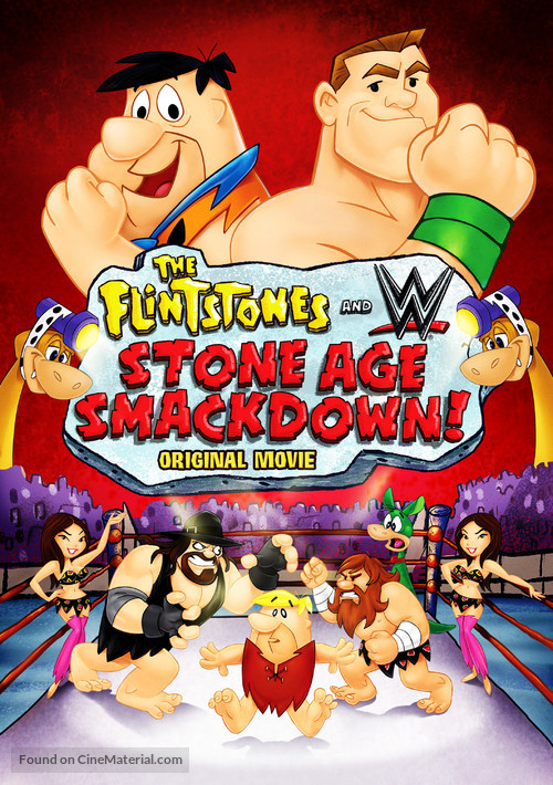 The Flintstones &amp; WWE: Stone Age Smackdown - DVD movie cover