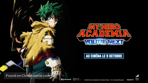 My Hero Academia the Movie: You&#039;re Next - French Movie Poster