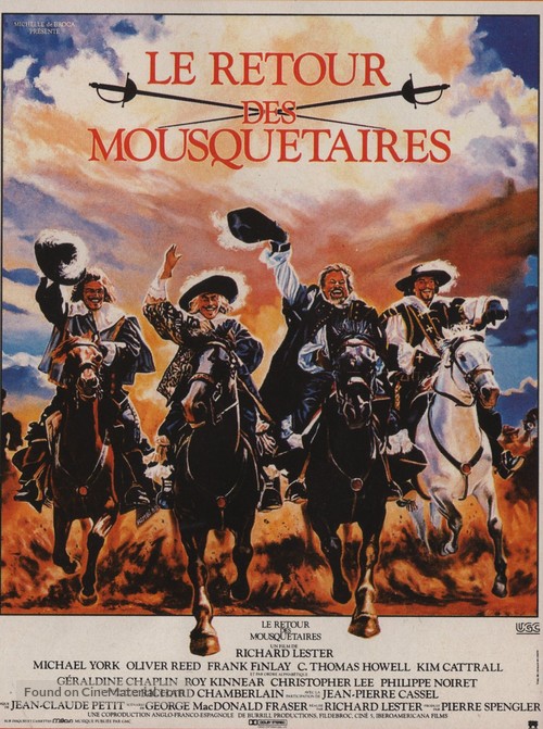 The Return of the Musketeers - French Movie Poster
