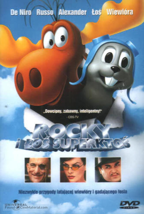 The Adventures of Rocky &amp; Bullwinkle - Polish DVD movie cover