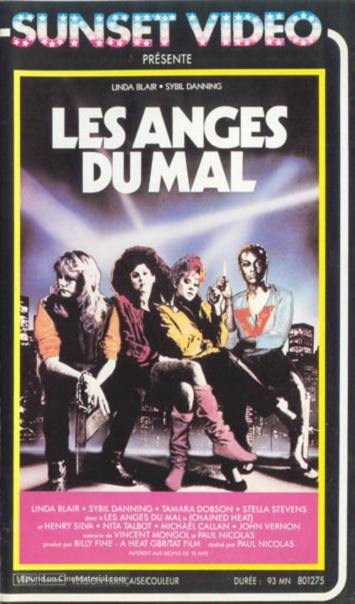 Chained Heat - French VHS movie cover
