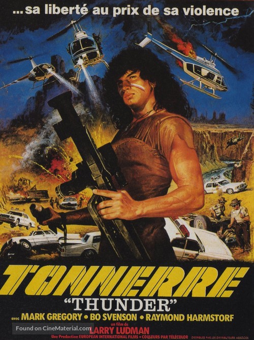 Thunder - French Movie Poster