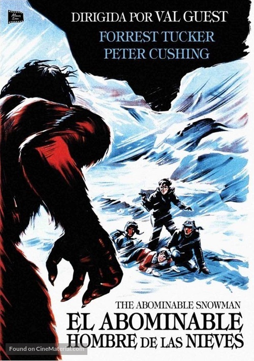 The Abominable Snowman - Spanish DVD movie cover