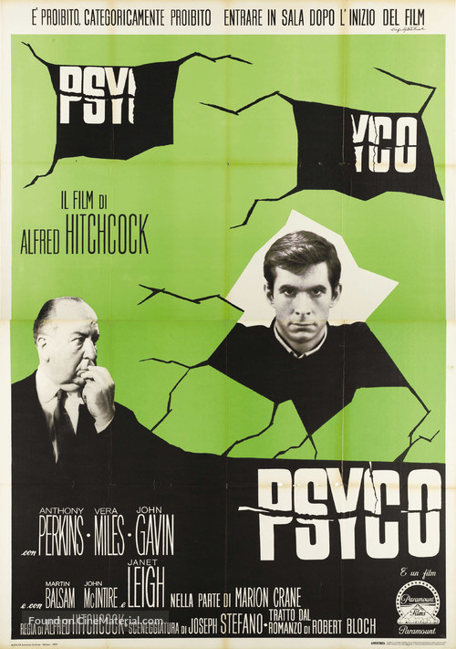 Psycho - Italian Movie Poster