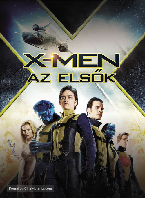 X-Men: First Class - Hungarian Movie Cover