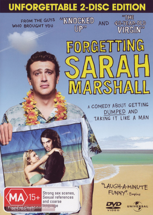 Forgetting Sarah Marshall - Australian DVD movie cover