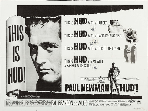 Hud - British Movie Poster