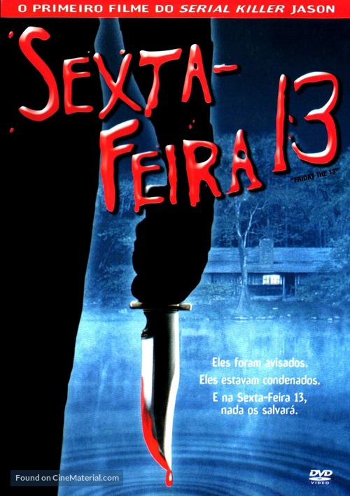 Friday the 13th - Brazilian DVD movie cover