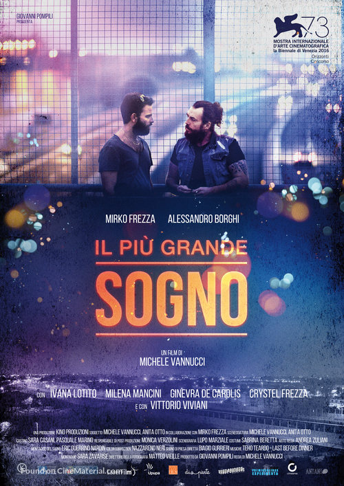 Il pi&ugrave; grande sogno - Italian Movie Poster