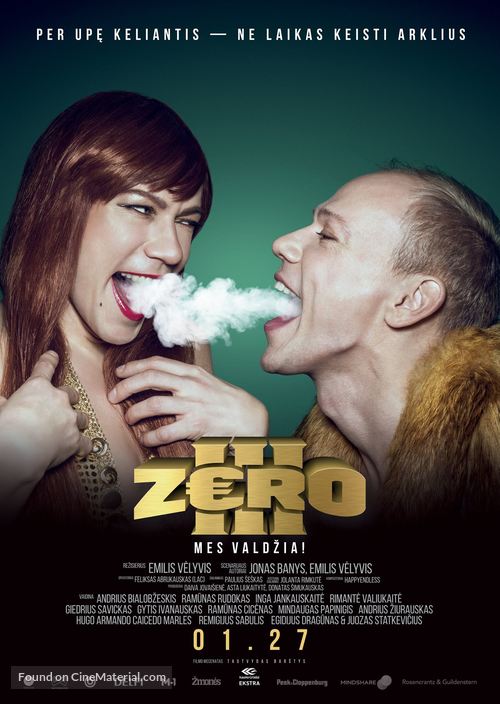 Zero 3 - Lithuanian Movie Poster