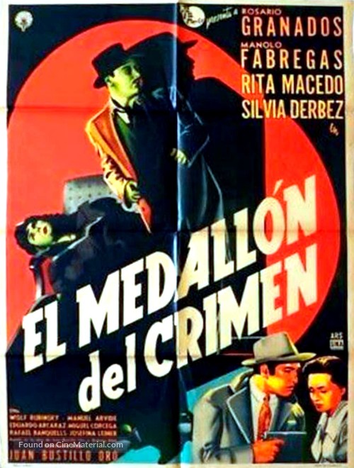 El medall&oacute;n del crimen (El 13 de oro) - Mexican Movie Poster