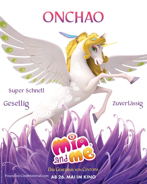 Mia and Me: The Hero of Centopia - German Movie Poster