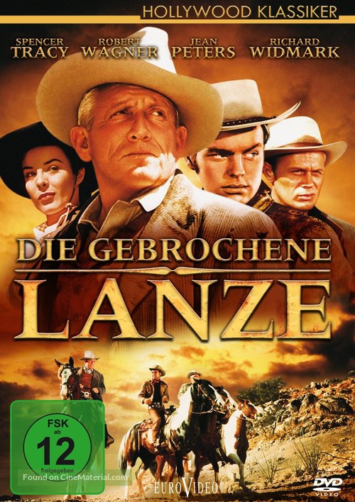 Broken Lance - German DVD movie cover