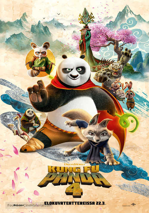 Kung Fu Panda 4 - Finnish Movie Poster