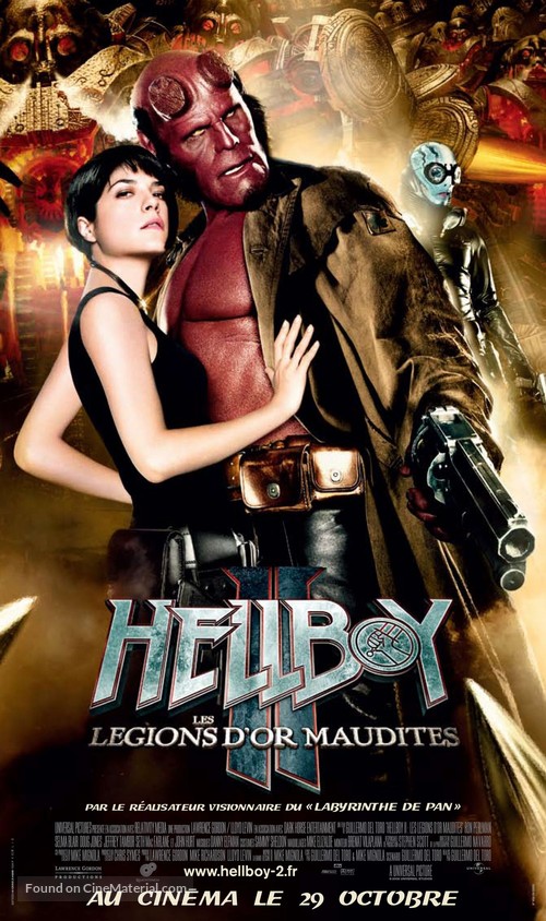 Hellboy II: The Golden Army - French Movie Poster