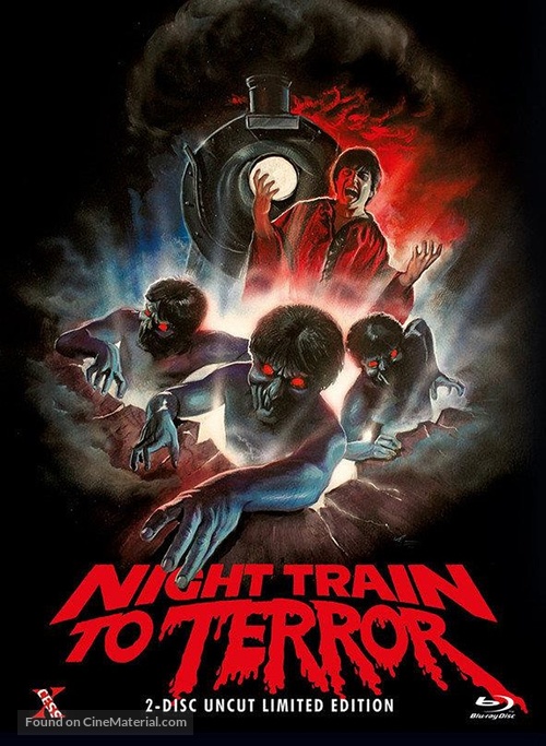 Night Train to Terror - German Blu-Ray movie cover