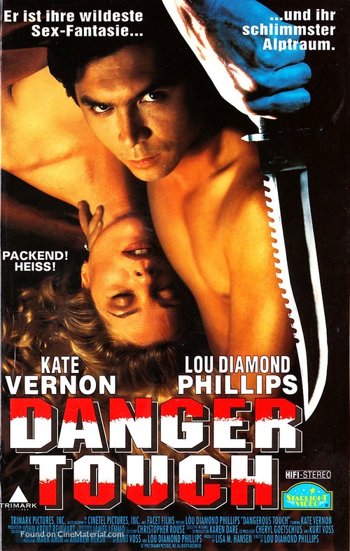 Dangerous Touch - German VHS movie cover