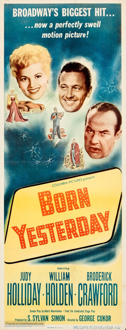 Born Yesterday - Movie Poster