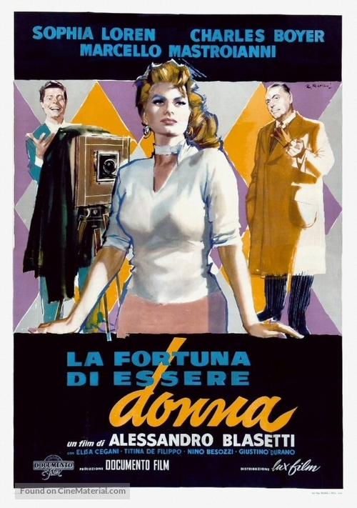 Fortuna di essere donna, La - Italian Movie Poster