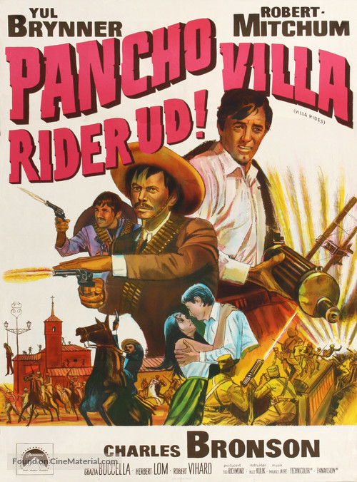 Villa Rides - Danish Movie Poster