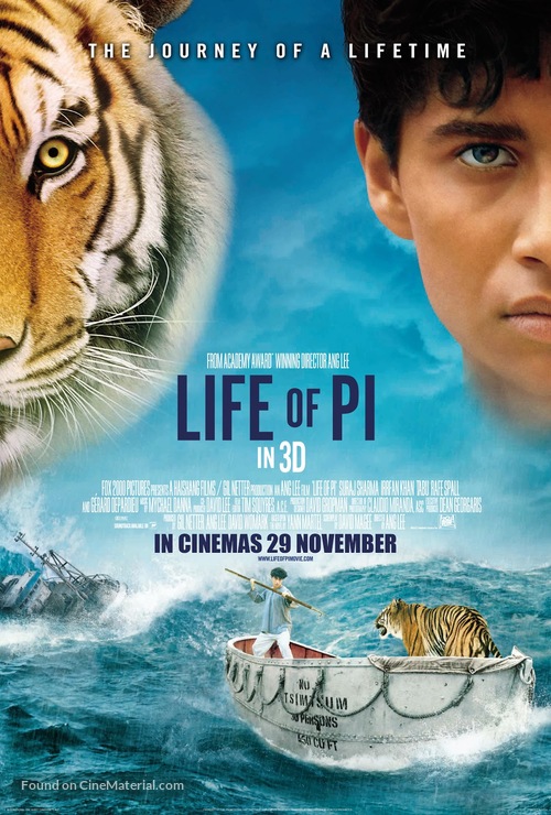 Life of Pi - Malaysian Theatrical movie poster