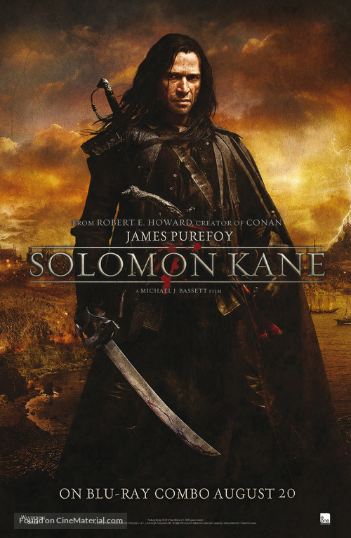Solomon Kane - Canadian Video release movie poster