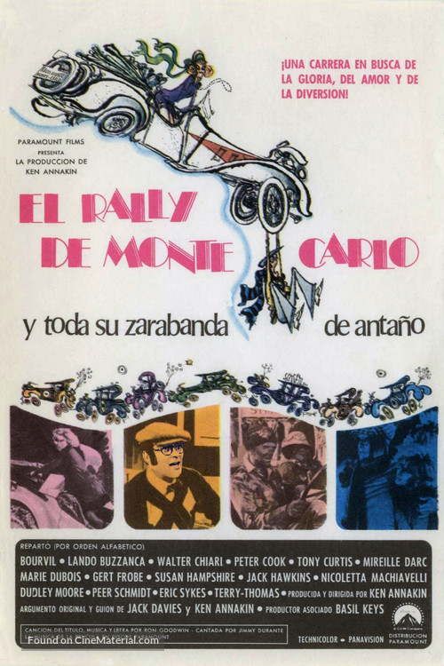 Monte Carlo or Bust - Spanish Movie Poster