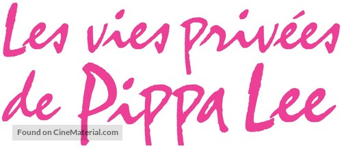 The Private Lives of Pippa Lee - French Logo