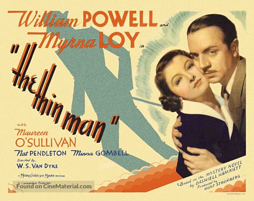 The Thin Man - British Movie Poster