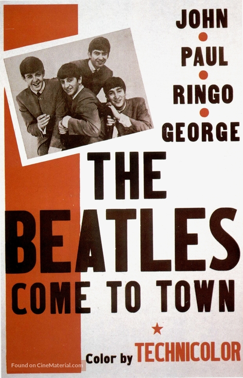The Beatles Come to Town - British Movie Poster
