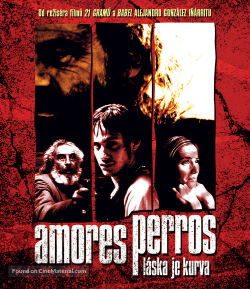 Amores Perros - Czech Movie Cover