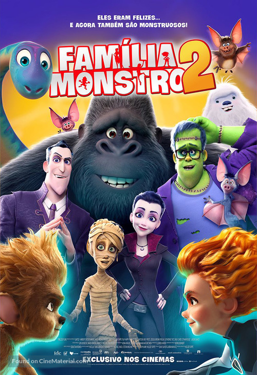 Monster Family 2 - Brazilian Movie Poster
