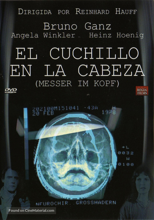 Messer im Kopf - Spanish Movie Cover