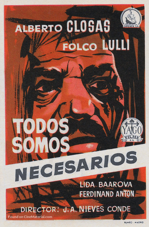 Todos somos necesarios - Spanish Movie Poster