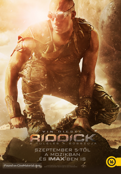 Riddick - Hungarian Movie Poster