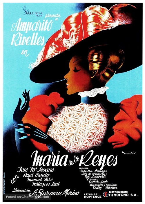 Mar&iacute;a de los Reyes - Spanish Movie Poster