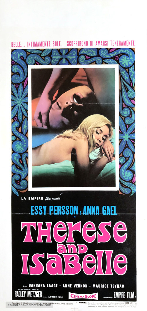 Therese and Isabelle - Italian Movie Poster