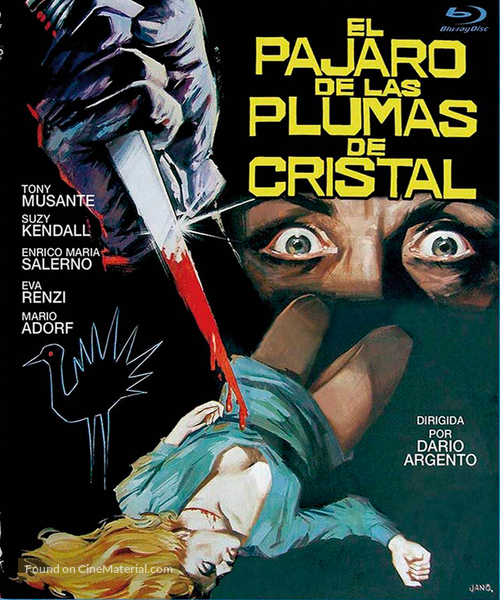 L&#039;uccello dalle piume di cristallo - Spanish Blu-Ray movie cover