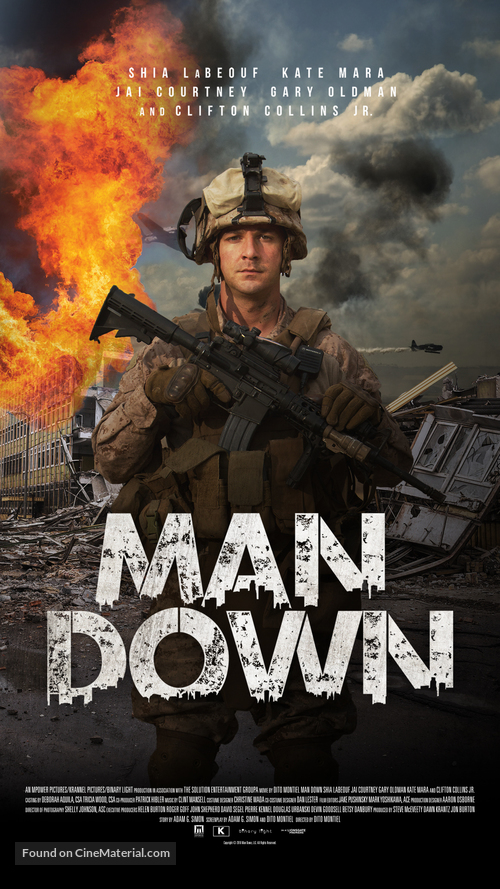 Man Down - Lebanese Movie Poster