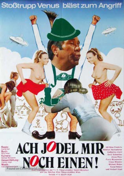 Ach jodel mir noch einen - Stosstrupp Venus bl&auml;st zum Angriff - German Movie Poster