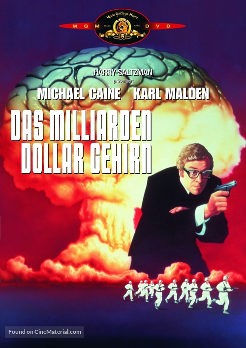 Billion Dollar Brain - German DVD movie cover