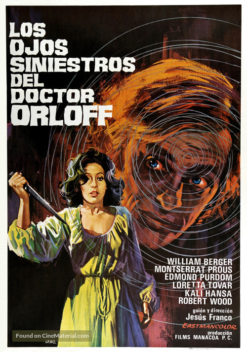 Ojos siniestros del doctor Orloff, Los - Spanish Movie Poster
