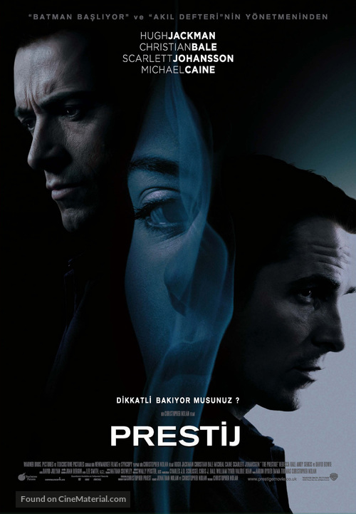 The Prestige - Turkish Movie Poster