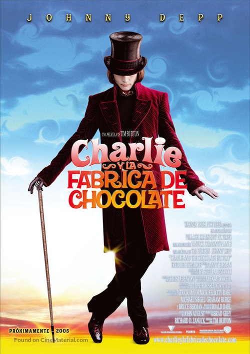 Charlie and the Chocolate Factory - Spanish Movie Poster
